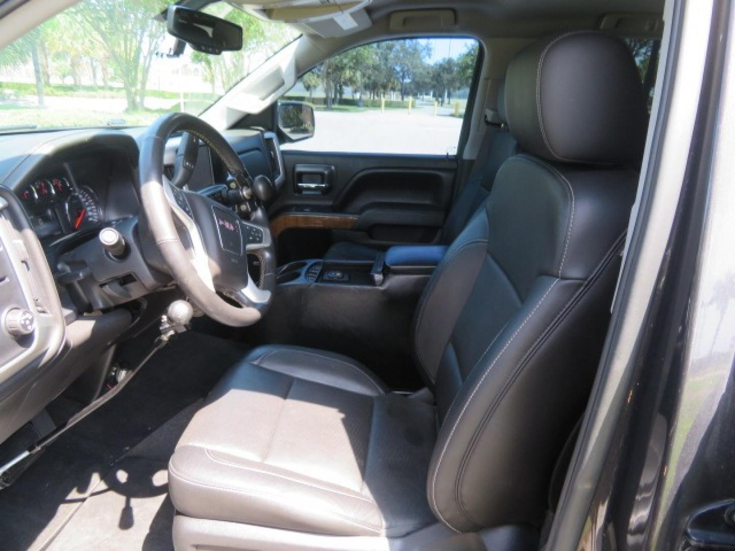 2014 /Black GMC Sierra 1500 SLT Crew Cab 2WD (3GTP1VEC2EG) with an 5.3L V8 OHV 16V engine, 6-Speed Automatic transmission, located at 4301 Oak Circle #19, Boca Raton, FL, 33431, (954) 561-2499, 26.388861, -80.084038 - Photo#39